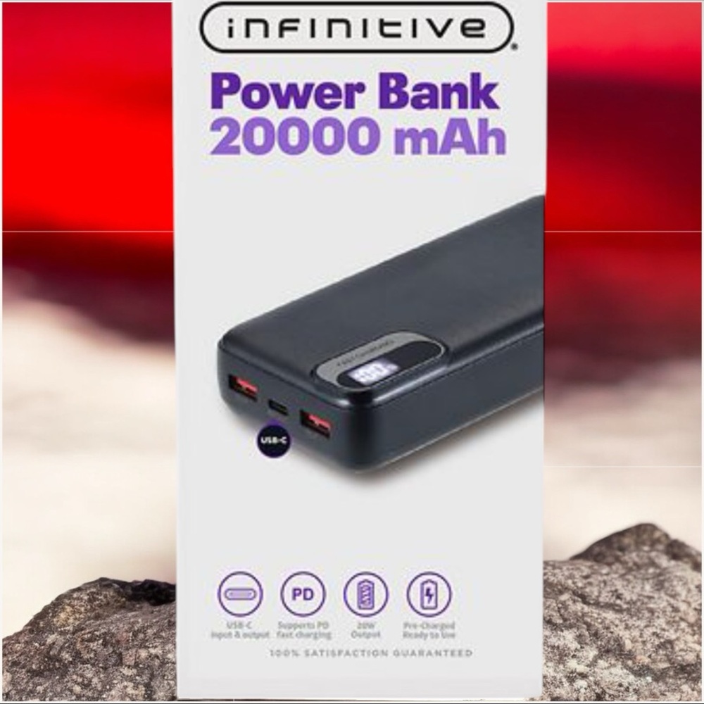 Infinitive Power Bank 20000 mAh - Black